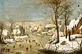 Pieter Brueghel mladší, Zimní krajina (asi 1586)