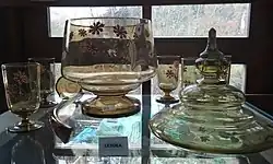 Historická produkce sklárny