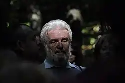 Antonín Buček přednáší na geobiocenologické exkurzi v Roštejnské oboře