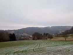 Buchberg (vlevo) se sousedním Kaiserbergem (vpravo)
