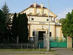 Budova TJ Sokol Praha Jinonice