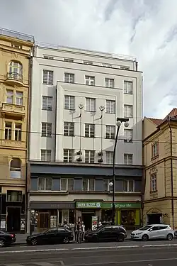 Budova Ústavu státu a práva Akademie věd ČR