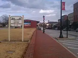 Hlavní ulice v Bufordu