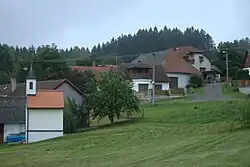 Kaplička na návsi v Bukové