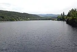 Vodní nádrž Pod Bukovcom na řece Idě