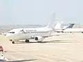 Bulgaria Air Boeing 737-500 se starým logem na letišti v Burgase.