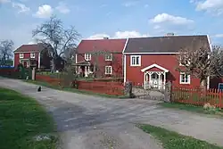 Domy v Sevedstorpu (Bullerbynu) roku 2009