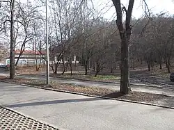 ulice Bulovka v místě zaniklé usedlosti