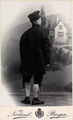 Bunad fraa Kvinherad Hardanger umkring 1800