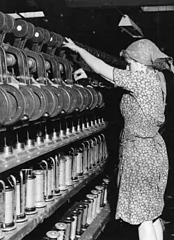 Křídlový dopřádací stroj na jutu (NDR 1953)