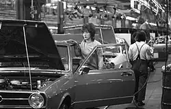 Výroba Audi 80 probíhala i ve Wolfsburgu