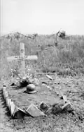 Polní hrob německého vojáka