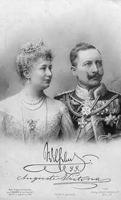 Císařovna Auguste Victoria, císař Wilhelm II