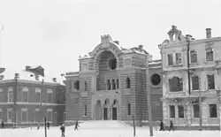 Bývalá synagoga v Minsku (foto z roku 1942)