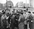 Američtí vojáci a příslušníci Volkspolizei, říjen 1961