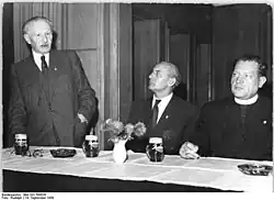 Josef Plojhar v Berlíně na výroční schůzi CDU r. 1950