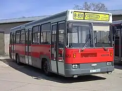 Historický autobus Karosa B 831 v Brně