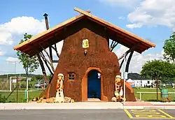 Průčelí čekárny