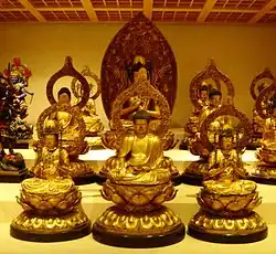 Sošky Buddhů v muzeu