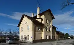 Byňov, Jakule – železniční stanice Nové Hrady