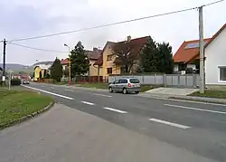 Vlárská ulice v Bylnici