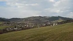 Pohled na část obce Bystřička