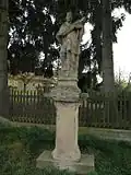 Bystřice, socha svatého Jana Nepomuckého.jpg