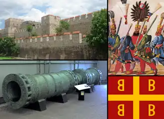 Koláž byzantsko-osmanských válek