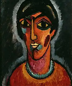 Alexej von Jawlensky, Byzantská žena, 1913