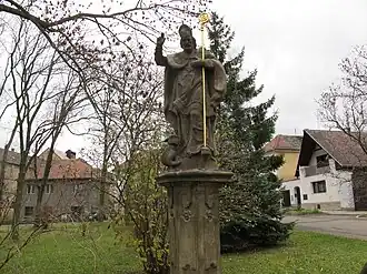 Plastika sv. Linharta, 18. století