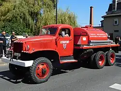 CCKW 353 jako hasičská cisterna