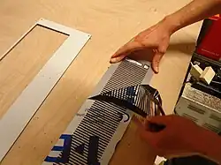 Sejmutí ochranné fólie