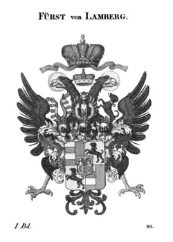 Knížecí erb rodu Lambergů