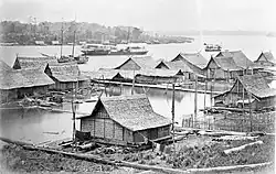 Řeka Batang Hari v Djambi