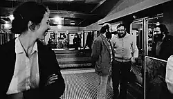 Anna Fassatiová, spoluzakladatelka GF, Dušan Šimánek a Aleš Vincík, garant filmového programu v Galerii F v Banské Bystrici