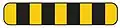 „Krátký příčný práh“ je zobrazen v české vyhlášce č. 30/2001 Sb. (účinné od 31. ledna 2001) jako dopravní zařízení č. Z 12.