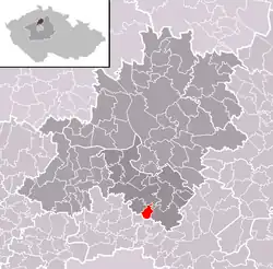 Čakovičky na mapě