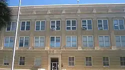 Budova okresního soudu ve městě Baird