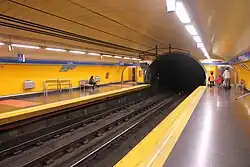 Nástupiště linky 5