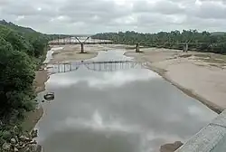 řeka v Calvinu v Oklahomě