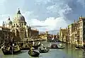Canaletto, Vjezd do Velkého kanálu v Benátkách asi 1730