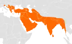 Výskyt šakala obecného