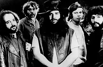 Canned Heat roku 1970. Zleva: Larry Taylor, Henry Vestine, Bob Hite, Alan Wilson, Adolfo de la Parra