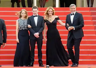 Na canneské premiéře filmu Hra peněz (2016)