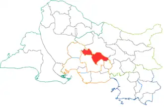 Kanton Berre-l'Étang na mapě departementu Bouches-du-Rhône