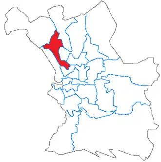 Kanton Marseille-Saint-Mauront na mapě města Marseille