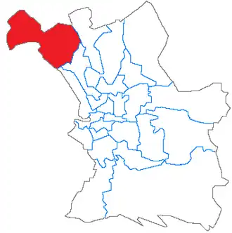 Kanton Marseille-Verduron na mapě města Marseille