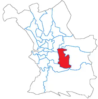Kanton Marseille-La Pomme na mapě města Marseille