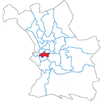 Kanton Marseille-Notre-Dame-du-Mont na mapě města Marseille