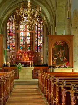 Interiér kostela